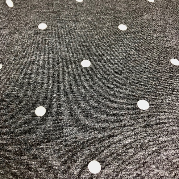 Polka Dot High Low Top with Front Knot - Picture 4 of 6